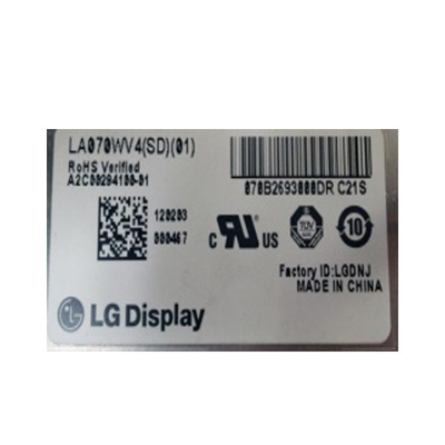 LA070WV4-SD01 7.0 इंच एलसीडी स्क्रीन 800*480 एलसीडी डिस्प्ले