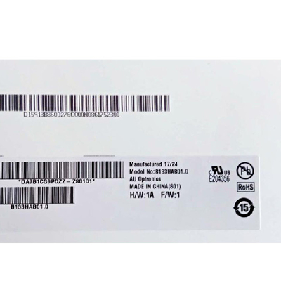 B133HAB01.0 HW1A 1920*1080 13.3 इंच TFT-LCD स्क्रीन डिस्प्ले