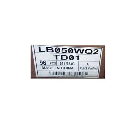 कार नेविगेशन के लिए LB050WQ2-TD01 TFT एलसीडी डिस्प्ले स्क्रीन