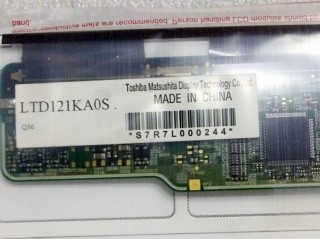 LTD121KA0S 1024*768 लैपटॉप के लिए TFT एलसीडी डिस्प्ले स्क्रीन पैनल