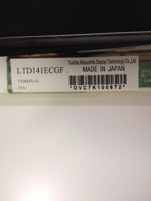 LTD141ECGF 14.1 इंच LVDS 262K TFT-LCD स्क्रीन डिस्प्ले