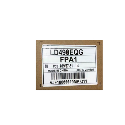 एलसीडी स्क्रीन 49.0 इंच LD490EQG-FPA1 एलसीडी पैनल 136 पिन