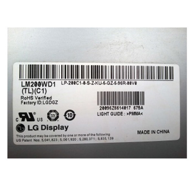 LM200WD1-TLC1 20.0 इंच एलसीडी पैनल डेस्कटॉप स्क्रीन डिस्प्ले के लिए 1600*900