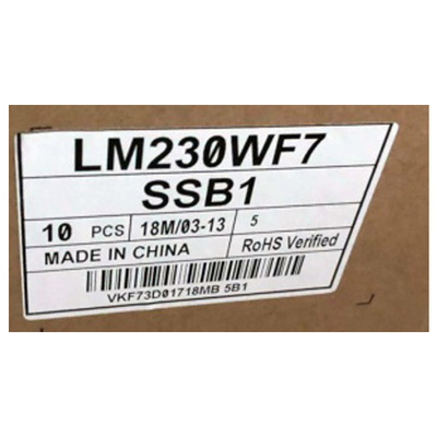 LM230WF7-SSB1 KIOSK के लिए 23.0 इंच FHD टच TFT एलसीडी स्क्रीन