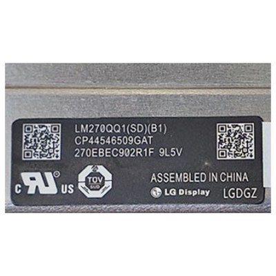 LM270QQ1-SDB1 मैकबुक A1419 के लिए एलसीडी स्क्रीन डिस्प्ले