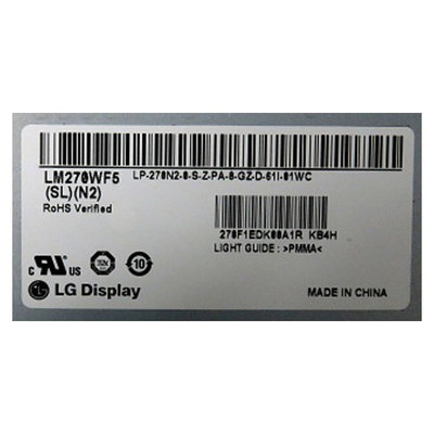 LM270WF5-SLN2 27.0 इंच 1920*1080 TFT एलसीडी पैनल