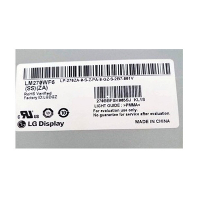 LM270WF6-SSZA 27.0 इंच 1920*1080 एलसीडी पैनल डिस्प्ले