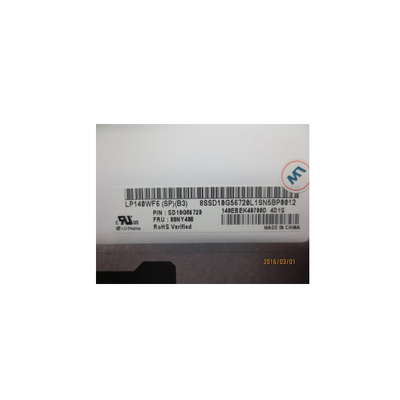 LP140WF6-SPB3 14.0 इंच मूल एलसीडी 1920*1080 एलसीडी स्क्रीन डिस्प्ले