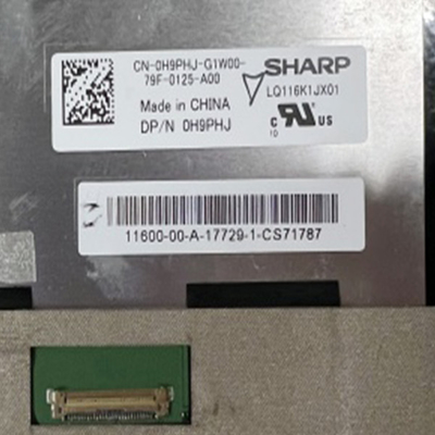 LQ116K1JX01 11.6 इंच 600 cd/m2 WLED LCD पैनल एलसीडी डिस्प्ले स्क्रीन