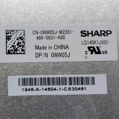 14.0 इंच LQ140K1JX01 1366*768 600 cd/m2 TFT-LCD स्क्रीन