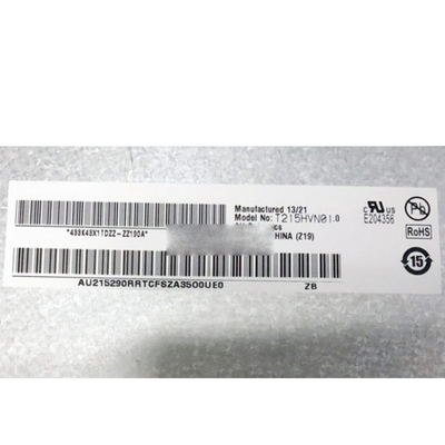 21.5 इंच एलसीडी पैनल M215HTN01.0 समर्थन 1920 (RGB) * 1080 FHD 102PPI 200 cd / m lvds इनपुट 60HZ 21.5 इंच एलसीडी स्क्रीन
