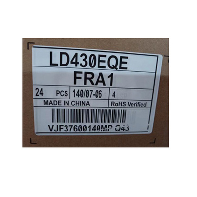 अच्छी कीमत LD430EQE-FRA1 43.0 इंच 3840*2160 IPS एलसीडी डिस्प्ले स्क्रीन ऑनलाइन