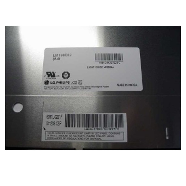 LM190E02-A4 19.0 इंच 1280*1024 डेस्कटॉप मॉनिटर के लिए एलसीडी डिस्प्ले मॉड्यूल
