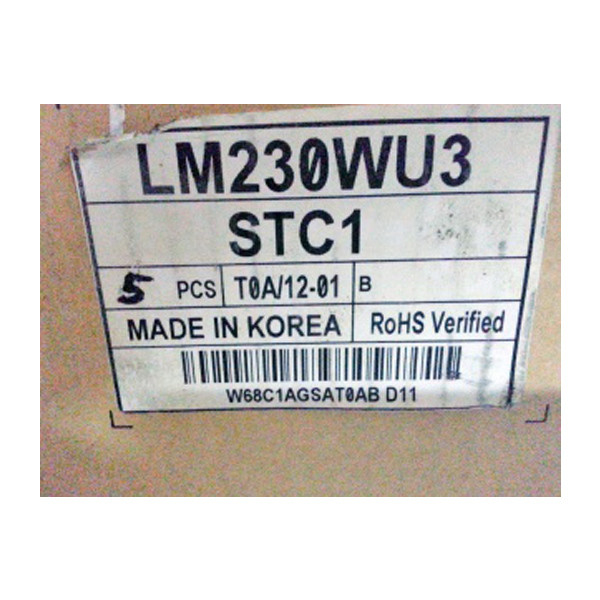 LM230WU3-STC1 डेस्कटॉप मॉनिटर के लिए मूल 23.0 इंच एलसीडी पैनल
