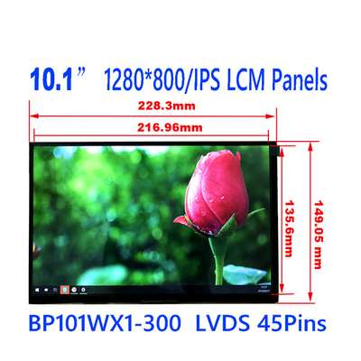अच्छी कीमत बीओई 10.1 इंच एलसीडी स्क्रीन 45 पिन BP101WX1-300 RGB 1280x800 WXGA 149PPI ऑनलाइन