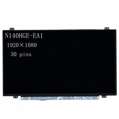 अच्छी कीमत N140HGE-EA1 FHD LCD डिस्प्ले पैनल 14.0 इंच स्लिम 30 पिन 262K 60% NTSC ऑनलाइन
