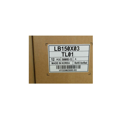 अच्छी कीमत LB150X03-TL01 15.0 इंच TFT एलसीडी स्क्रीन 1024*768 WLED एलसीडी पैनल ऑनलाइन