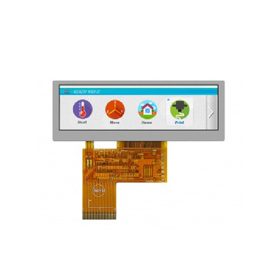 WF39BSQASDNN0 Winstar स्ट्रेच्ड बार LCD 3.9 इंच हाई ब्राइटनेस वाइड टेम्परेचर 480x128 के साथ