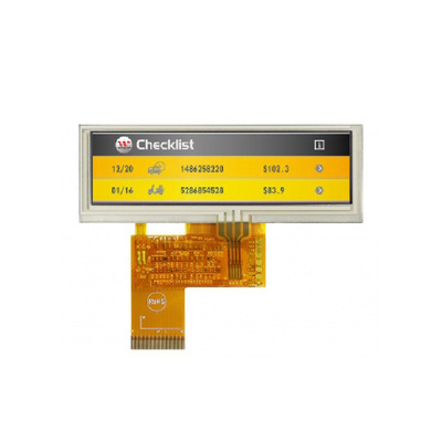 480x128 IPS Winstar स्ट्रेच्ड बार LCD TFT डिस्प्ले 3.9 इंच WF39BTZASDNN0